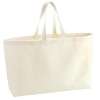 Westford Mill Canvas Oversized Tote Bag One Size natūrali