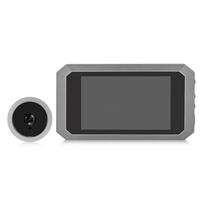 Magiška akis Elektroninis vaizdo ieškiklis Naktinio matymo 3,97 colio LCD ekranas Vaizdo skaitmeninis durų žiūrovas 1080P kamera 1400 mAh baterija pilka