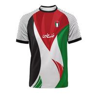 Madingi Palestinos vėliavos futbolo marškinėliai Vasariniai kasdieniai 3D spausdinti vyriški sportiniai marškinėliai Laisvi O formos kaklu Greitai džiūstantys kvėpuojantys marškinėliai Viršūnės XXL