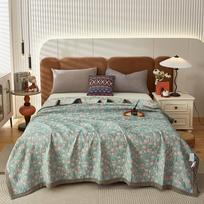 Medvilninis žakardinis marlės lovatiesė: Kvėpuojantis, Sustorintas Dvisluoksnis Pledas ir Lovatiesė Pair of pillow towels 55*80cm