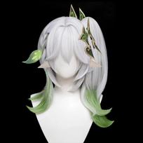 7 dydžių Genshin Impact Nahida Cosplay kostiumas ir perukas moterims Sumeru Mažasis Lordas Kusanali Žolės Dievas Nahida apranga - Anime - Stiliaus kostiumas XS