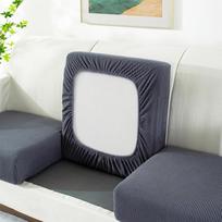 Elastingas kukurūzų branduolių sofos užvalkalas: Universalus keturių sezonų sofos ir sėdynės pagalvėlių apsaugas Full Zip Pillowcase: 40x40cm