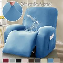 Tampri vandeniui atspari pieno šilko recliner sofos užvalkalas - Universalus pritaikymas 4-piece for 1-seater