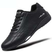Vyriški odiniai laisvalaikio batai kvėpuojantys kasdieniam vaikščiojimui sportbačiai su raišteliais vairavimo mokasinai neslystantys oficialūs batai Zapatillas Hombre 39 juoda