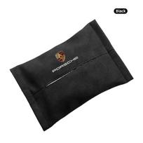 1 vnt. Automobilio servetėlių dėžutės laikiklis Saulės skydelis Sėdynės atlošas Automobilio priedai Porsche Cayenne Panamera Macan Boxster 911 Carrera-GT 944 918 917 juoda
