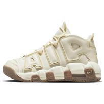 Nike Air More Uptempo GS Kokoso pienas Komandinė auksinė Vaikams sportbačiai Kreminis Guminis-Tamsiai rudas DX1939-100 35.5