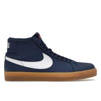 Nike Zoom Blazer Mid SB Tamsiai mėlyni su guminiu padu Vyriški kedai Mėlyni Balti FJ1680-400 42 black