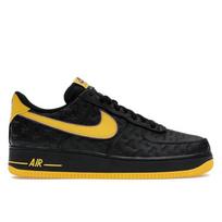 Kobe Bryant x Nike Air Force 1 Low Lakers išvykos numeruoti vyriški sportbačiai Juodi Varsity-Maize Varsity-Purple HV5122-001 36