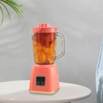 Plaktuvas kokteiliams ir glotnučiams, 750 ml talpos, su ledo smulkinimo funkcija rožinė