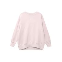 Nike Phoenix Fleece Vienspalvis apvalios apykaklės džemperis Moteriškas džemperis Pilkas Violetinis DQ5734-019 M