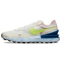 Nike Waffle One Crater Tinklelis Suede Oda Perdirbtos Medžiagos Žemi Gyvenimo Būdo Sportbačiai Moteriški sportbačiai Balti Žali Mėlyni DJ9640-100 35.5