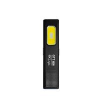 Magnetinis darbo žibintas 5 šviesos režimai 37g Itin lengvas EDC Nešiojamas Laisvų rankų įkraunamas Prisegamas žibintuvėlis Lauko remontui Black 300mAh