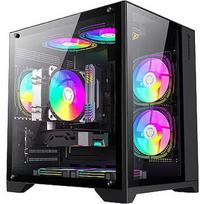 Gamemax INFINITY MINI BK, Tempered Glass, Black INFINITY MINI BK
