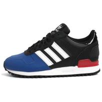 Adidas Originals ZX 700 Madingi Neslystantys Patvarūs Žemi Laisvalaikio Batai Moteriški Kedai Juodi AQ3079 36