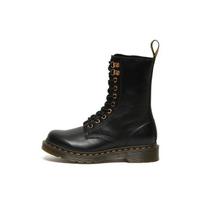 Dr. Martens 1490 Hdw Wanama odiniai aulinukai su metalinėmis sagtimis Moteriški batai Juodi 26871001 36