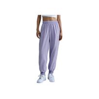 Nike vienspalvės vidutinio ūgio laisvo kirpimo sportinės kelnės moterims, šviesiai violetinės FV7661-533 S