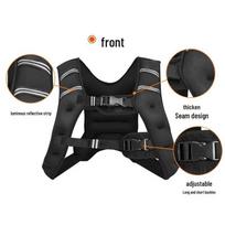 Reflective Sandbag Weight Vest for Running & Strength Training 3KG with Single Buckle for Beginners