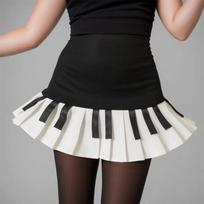 Vintažinis Y2k Klostuotas Mini Sijonas Moterims Harajuku Moteriška Mada Piano Dėlionė Gatvės Stiliaus Sijonai Drabužiai S juoda
