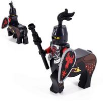 Viduramžių riteris Senovės kareivis Minifigūrėlės Surinkimo konstravimo kaladėlės
