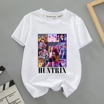 Kpop Demonų Medžiotojai Vaikų Drabužiai Trumpomis Rankovėmis Marškinėliai Kpop Demonų Medžiotojai Tigras Harajuku Marškinėliai Berniukams Mergaitėms Dovana kids-80cm