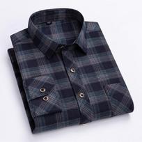 Nauji medvilniniai flaneliniai marškiniai vyrams ilgomis rankovėmis, minkšti, įprasto kirpimo, šukuoti, su viena kišene, patogūs, kasdieniai, madingi languoti marškiniai Asian Size 38