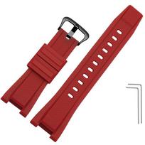 26*14mm Minkštos gumos laikrodžio apyrankė, pakeičiama Casio G SHOCK GST-B100/S300/410/210/W110/W100/S110/S100 silikoninė apyrankė vyrams 26mm-14mm