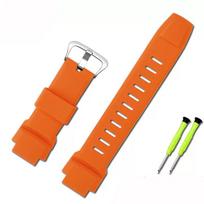 Guminis riešo dirželis Casio PROTREK PRG-260/270/550/250 PRW-3500/2500/5100 laikrodžiams, keičiamas juodas apyrankė 18mm silikoninės laikrodžio apyrankės 18mm