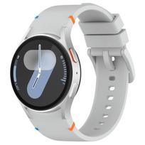Minkštas silikoninis dirželis Samsung Galaxy Watch 4 5 6 7 44mm 40mm/6 Classic 4mm 43mm Apyrankė Watch 5 Pro 45mm/4 Classic 46mm 42mm Galaxy 4 44mm 40mm pilka
