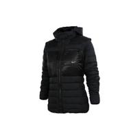 Nike Logo Print Slim Fit šilta pūkinė striukė moterims, juoda 547828-010 S