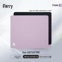 Zhenhuo Zero Vienspalvis žaidimų pelės kilimėlis - FPS eSporto stalo kilimėlis, Ypač didelis arba mažas Light Purple Flower