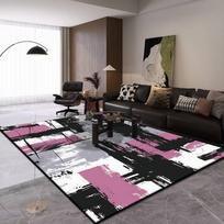 Modernus abstraktus kilimas Didelis svetainės šviesaus prabangaus sofos neslystantis kilimėlis skalbiamas balkono dekoravimo kilimėlis vaikų miegamojo kilimėlis 60*90cm