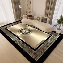 Luxury Big Size Carpet Living Room Gold Senior Coffee Tables Mats Non-slip Bedroom Decoration Rug Soft Sofa Table Mat Washable 60*90cm