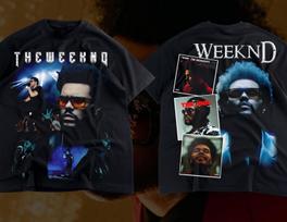 High Quality Harajuku Trendy Tops The Weeknd Men Oversized Printed T-Shirt Streetwear Heavy Cotton Oversized Y2k Male Clothing S