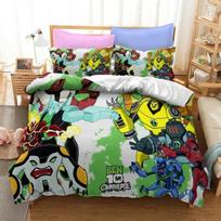 Anime Ben Gwen Duvet Cover 10 Cartoon Bedding Sets Kids Boys Adult Gifts Bed Set 2/3 Pcs Quilt Comforter Covers Home Textiles 70x133cm