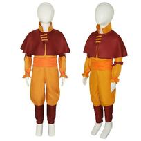 Anime Avataras Aangas Cosplay Kostiumas Katara Cosplay Avataras Paskutinis Oro Valdytojas Suaugęs Vaikas Apranga Karnavalo Vaidmenų Žaidimo Vienoda Vyrai Moterys XL 55-60kg smėlis