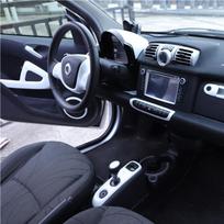 Automobilio galinio vaizdo veidrodėlio korpuso priedai Interjero durų rankenėlės apdailos rėmelis Smart 451 Fortwo lango pakėlimo mygtukų skydeliui Caudal fin