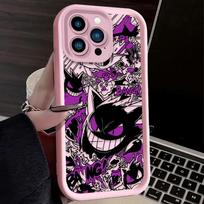 Prabangus „Gengar P-Pokemon“ minkštas silikoninis dėklas, skirtas „iPhone 17 Air 16 16E 15 14 13 12 11 Pro Max X XS XS Max XR SE 2020 SE4 7 8“ For iPhone 11
