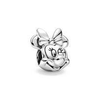 Mickey Minnie Glazuoti Pakabukai Karoliukai 925 Sidabro Apyrankei Karoliukams Papuošalams white