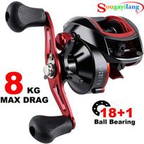 Žvejybos ritė 18+1BB 8.1:1 „Baitcasting“ ritė 18 LB „Carbon Baitcasters“ žvejybos ritė kairėje ir dešinėje Left Hand