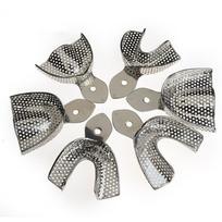 Nerūdijančio plieno protezų atspaudų padėklai Dantų dantų atspaudai Small couple gray