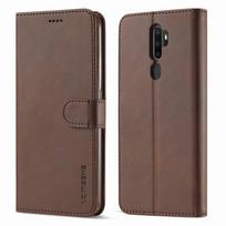 Telefono dėklas, skirtas OPPO A9 2020 Case Flip Book Style Coque OPPO A5 2020 A11 A11X Case Piniginė Magnetinis odinis kortelių laikiklis Coque For OPPO A5 2020 ruda