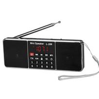 Skaitmeninis nešiojamas radijas AM FM Bluetooth garsiakalbis stereo MP3 grotuvas TF SD kortelė USB diskas laisvų rankų įranga skambinti įkraunami garsiakalbiai juoda