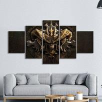 Be rėmelių 5 skydų Diablo vaizdo žaidimas Cuadros HD Wall Art Canvas Plakatai Paveikslėliai Paveikslai Namų dekoras svetainei 20x35cm*2  20x45cm*2  20x55cm*1