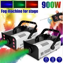900 W Disco Colorful Smoke 3in1 Machine LED nuotolinio rūko išmetimo DJ Kalėdų vakarėlio scenos šviesos rūko mašina vakarėlio vestuvėms Without LED
