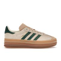 Adidas „Gazelle Bold Cream Collegiate Green“ moteriški sportbačiai kreminiai-balti magic-smėlio spalvos ID7056 39⅓