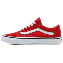 Vans Old Skool Racing Red Unisex Sneakers True-White VN0A4BV5JV6 38