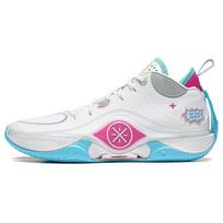 Li-Ning Wade Shadow 5 Buzzer Beater vyriški sportbačiai, balti, mėlyni, rožiniai, ABPT053-2 39⅔ white