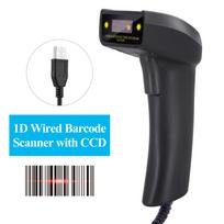 2D belaidis BT+2.4G brūkšninių kodų skaitytuvas delninis USB laidinis 1D brūkšninio kodo skaitytuvas rankinis paleidiklis 640*480 1D Wireless & Wired juoda
