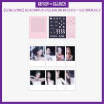 [BORNPINK] BLACKPINK POLAROID PHOTO + STICKER rinkinys JISOO