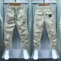 Cotton Joggers Cargo Kelnės Vyriškos Gatvės Apranga Hip Hop Sportinės kelnės Vyriškos Kasdieninės Harem Kelnės Vasarinės Harajuku Kelnės Vyrai S chaki